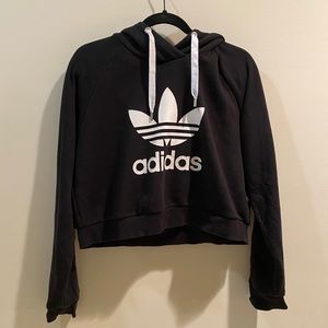 Adidas Crop-top Hoodie L